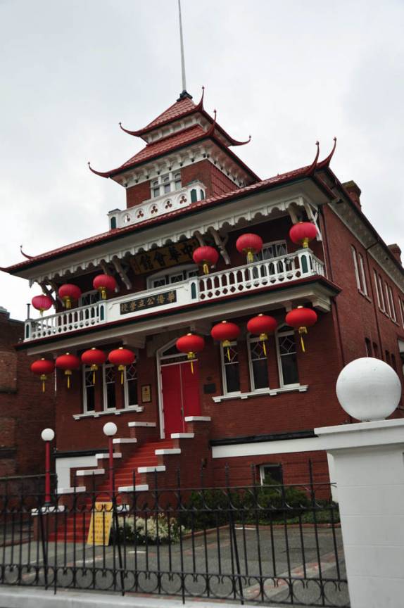 escola pública chinesa na Chinatown de Victoria, capital da British Columbia, no oeste do Canadá